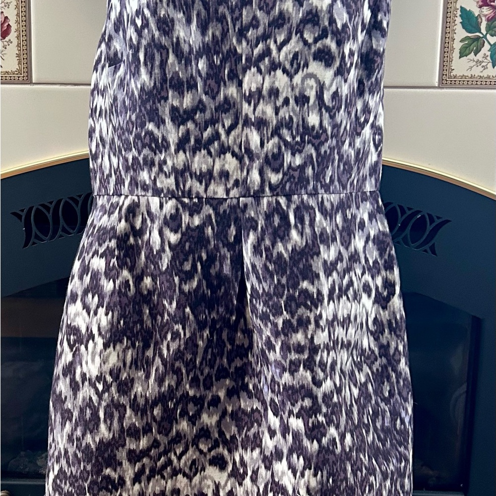 JCREW Animal Print Dress size 8 - Picture 2 of 7